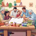 Foque em metas conjuntas para projetos familiares
