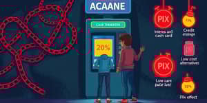 Evite saques no crédito devido ao custo elevado