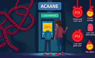 Evite saques no crédito devido ao custo elevado