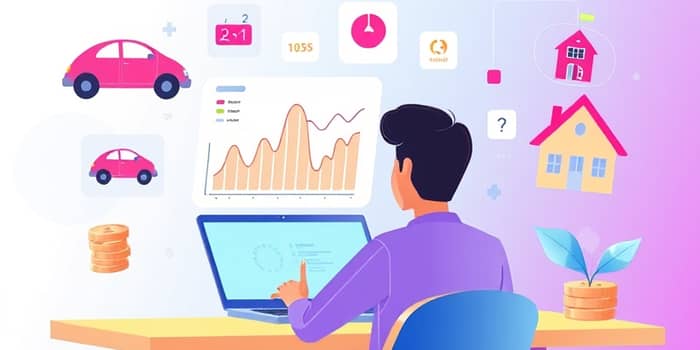 Utilize simuladores online para prever o impacto das parcelas