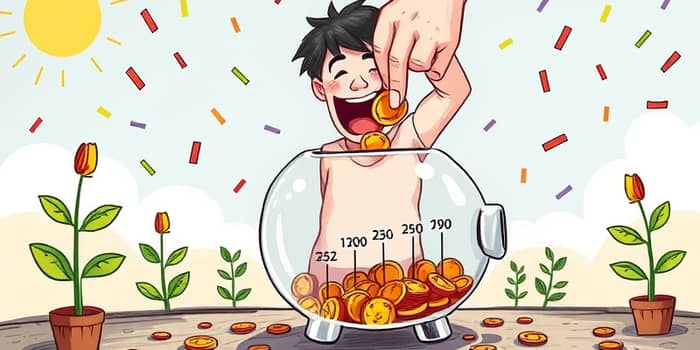Comemore pequenas conquistas financeiras para manter a motivação