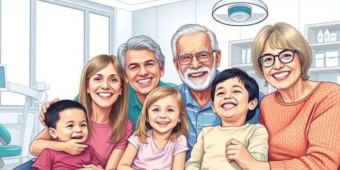 Plano odontológico familiar para toda a família