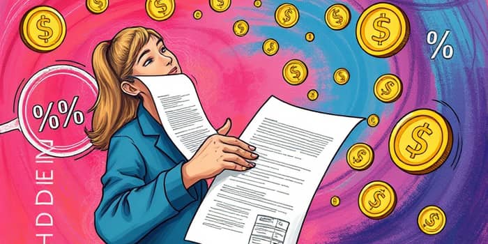 Verifique se há tarifas e seguros embutidos