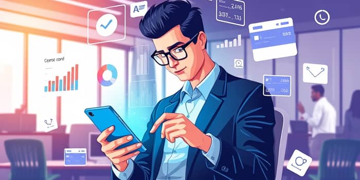 Cartão empresarial com controle via app
