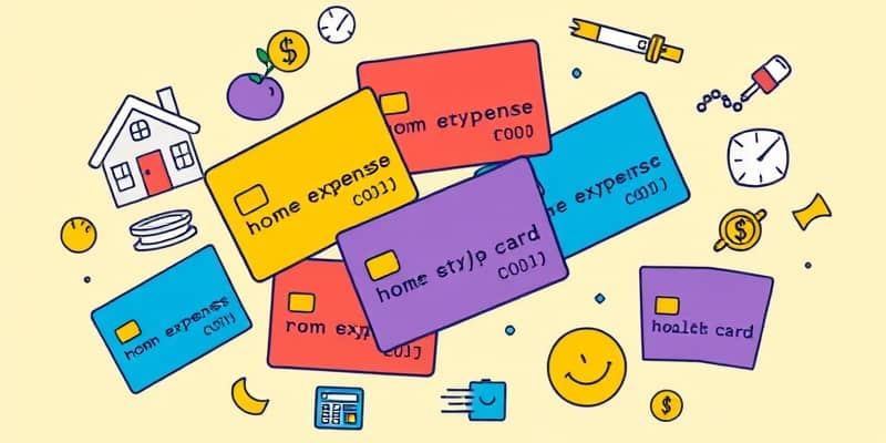 Solicite cartões específicos para categorias de gastos frequentes