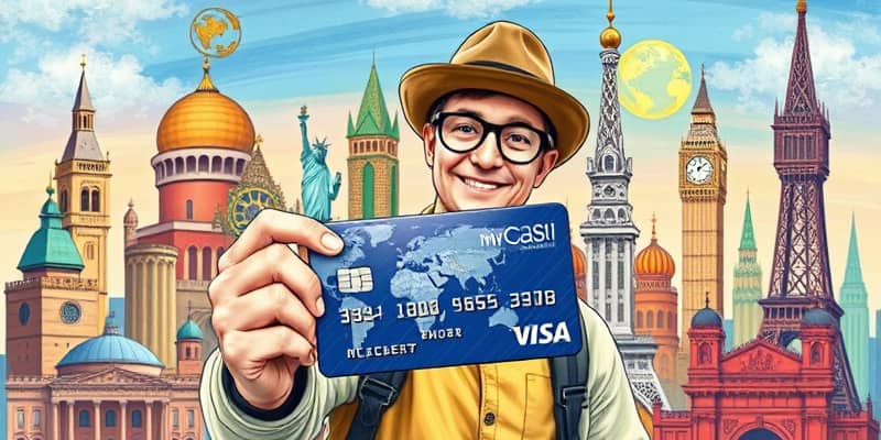 Cartão para viagem internacional exige planejamento prévio