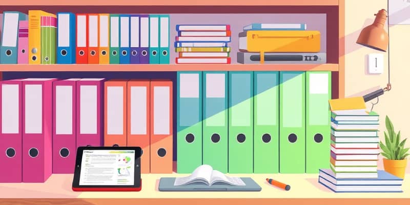 Mantenha todos os documentos e comprovantes organizados