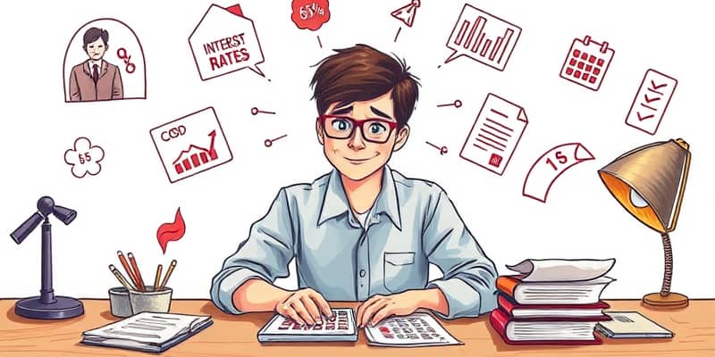 Inclua os custos extras no cálculo total do empréstimo